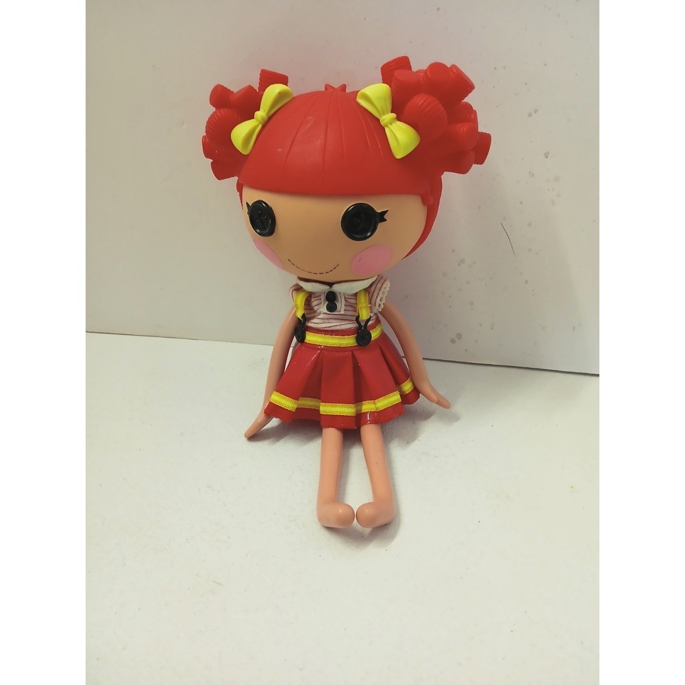 Lalaloopsy‎ Ember Flicker Flame 12" Doll Firefighter Outfit Dress 2009 Pink Red